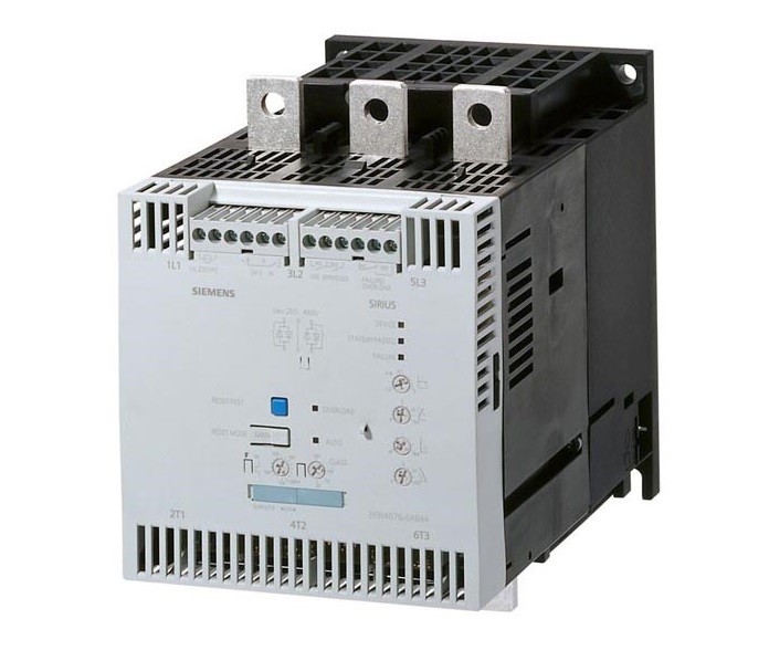 Arrancador Suave Sirius 3RW40 s6 145A en 50°C de 100Hp en 460Vac Voltaje de control 230Vac