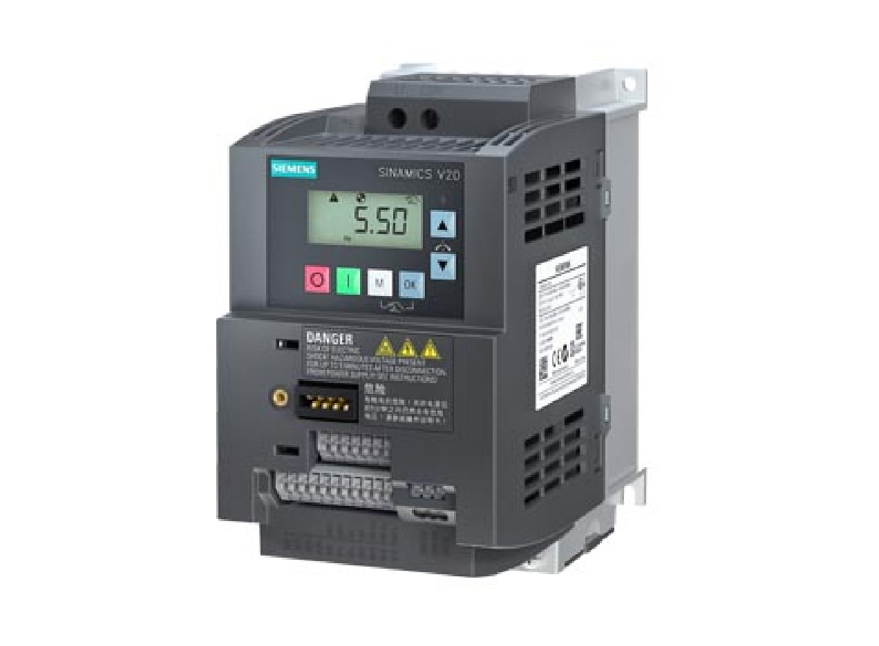 Variador de frecuencia SINAMICS V20, 1.5hp,6A, 240Vac,Frame:FSAC