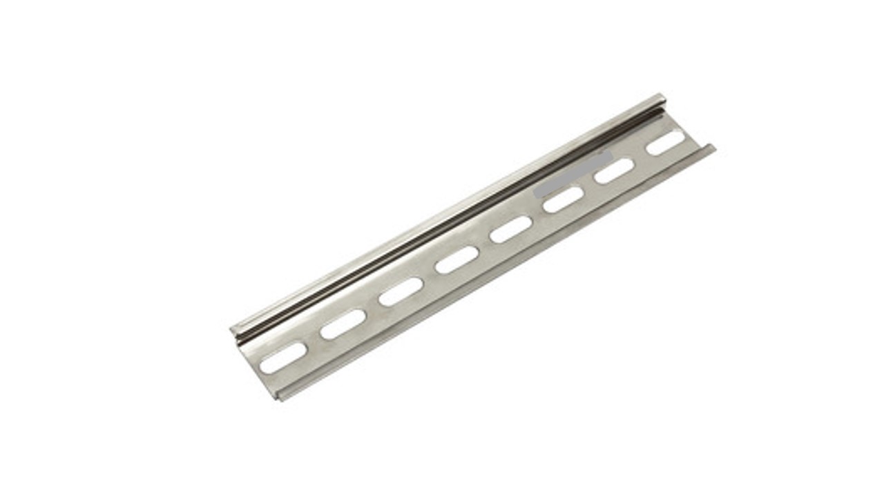 Riel din simétrico 35mm Acero Pregalvanizado perforado