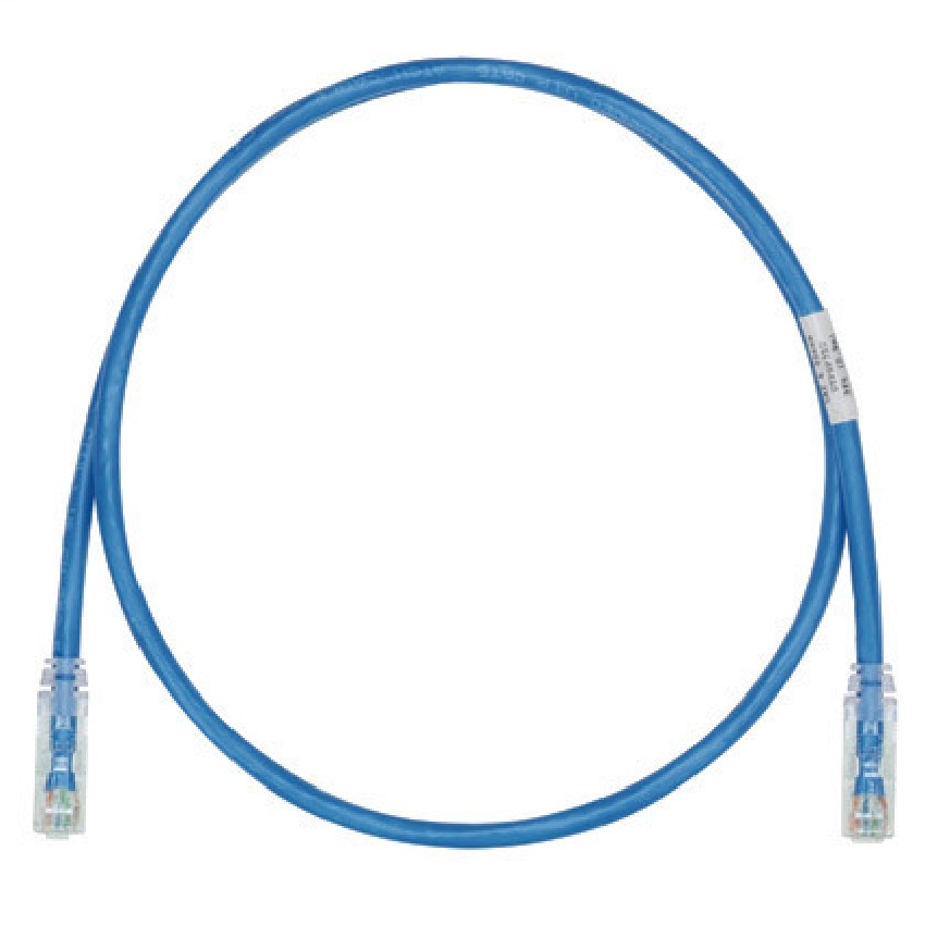 Cable de parcheo para conexiones de datos, RJ45, Categoria 6, 2Mts, SD, 28AWG,Azul